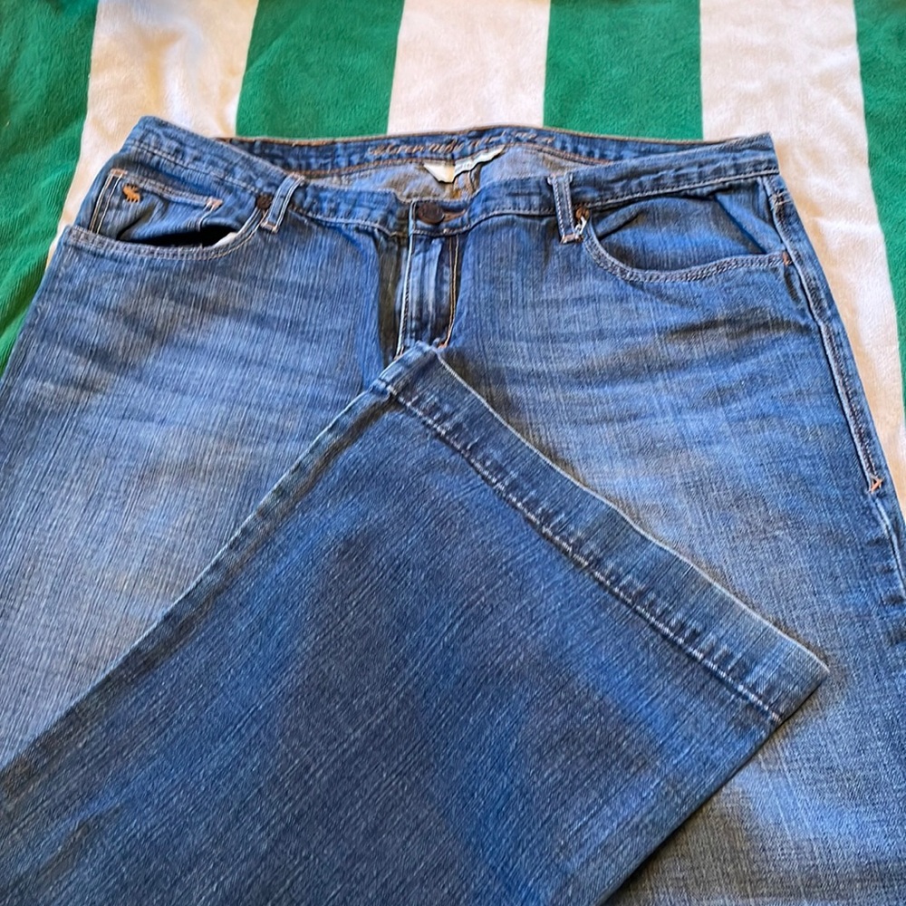 A&F wide leg jeans